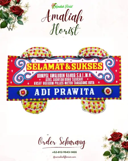 Papan Bunga Ucapan Selamat Siantan
